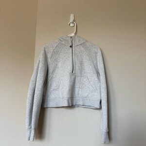 Lululemon Grey Scuba Half-Zip